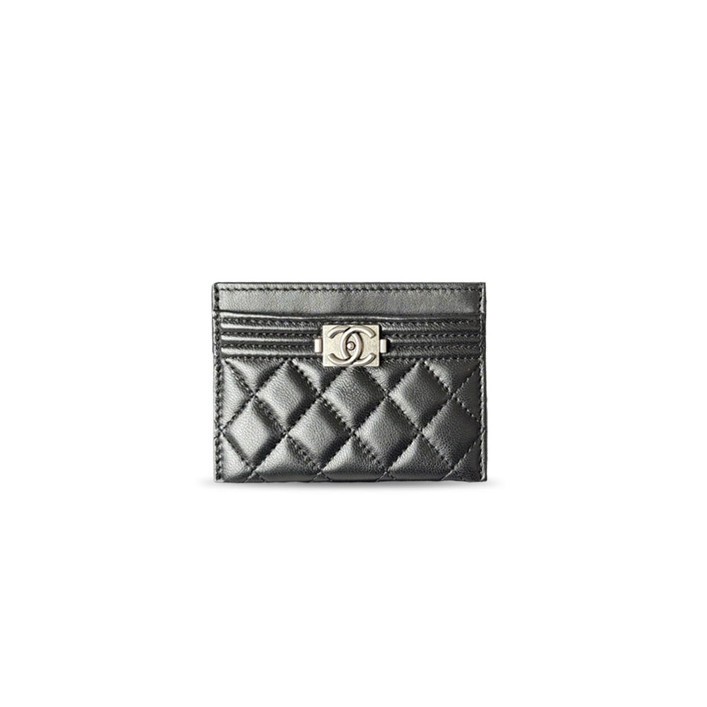 CHANEL BOY CARD HOLDER A84431 (11*7.5*1cm)